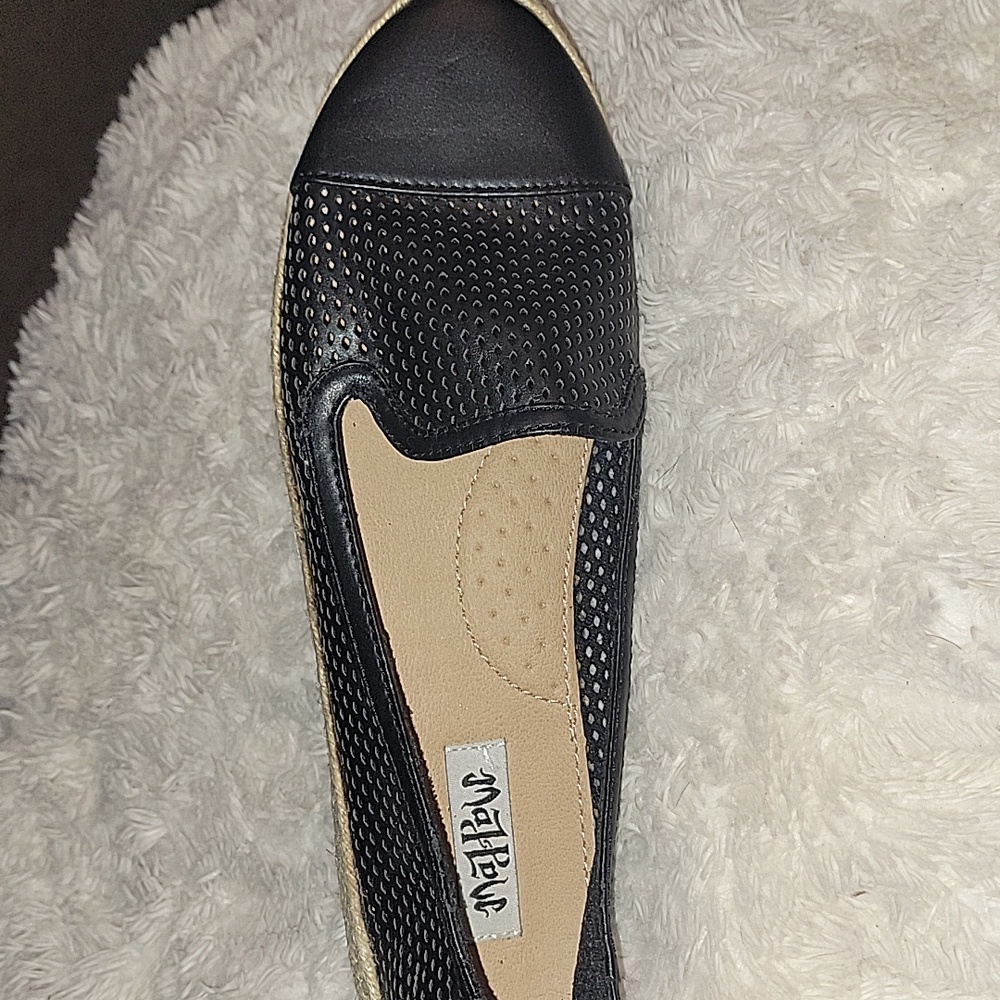 Mad Love Black Espadrilles flats size 9